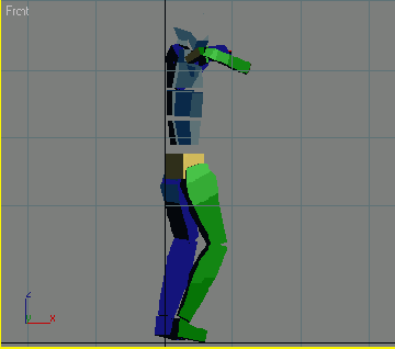 Использование редактора Motion Flow Editor для поворота Biped