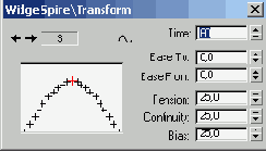 Параметры Ease To и Ease From