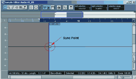 Точка синхронизации Sync Point (Snap Point)