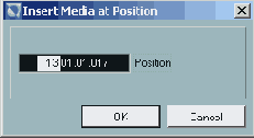   Insert Media at Position