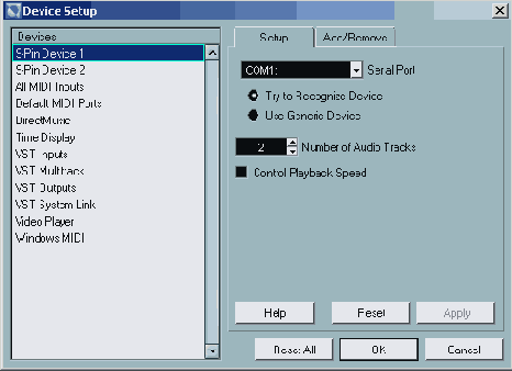  Device Setup