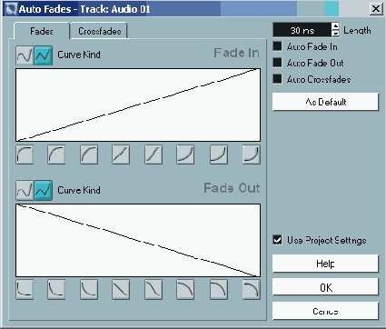  Auto Fades Track